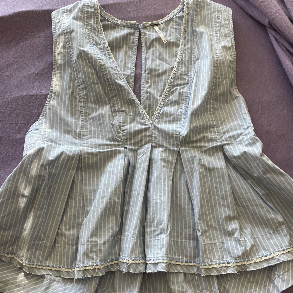 Free People Sleeveless Babydoll Top